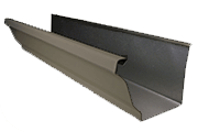 seamless gutter clay