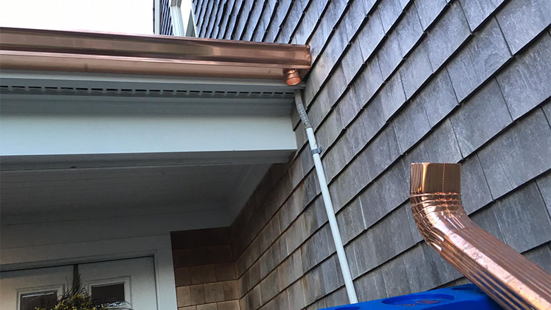 seamless gutter installation